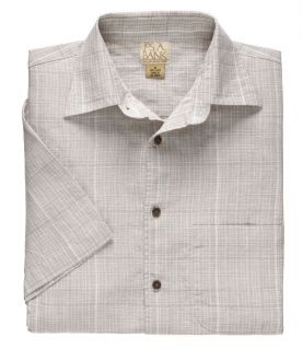VIP Linen Point Collar Short Sleeve Pattern Sportshirt JoS. A. Bank