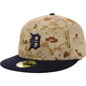 Detroit Tigers New Era MLB Authentic Collection Stars and Stripes 59FIFTY Cap