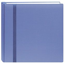 Snapload Blue Cloth Cover 12x12 Album With 40 Bonus Pages