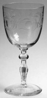 Glastonbury   Lotus Chantilly Water Goblet   Stem 969, Cut