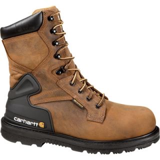 Carhartt 8in. Waterproof Steel Toe Work Boot   Bison Brown, Size 10 1/2, Model#