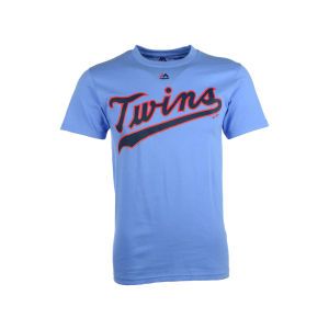 Minnesota Twins Majestic MLB Official Coop Wordmark T Shirt