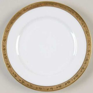 Royal Bayreuth Rob24 Bread & Butter Plate, Fine China Dinnerware   Gold Encruste