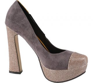 Womens L & C Candies 5   Grey Two Tone Shoes