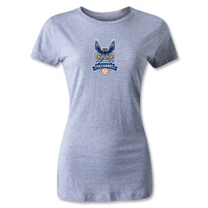 hidden Carolina Railhawks Womens T Shirt (Gray)