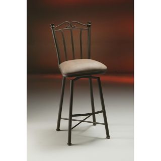 Laguna 26 inch Swivel Counter Stool (BronzeMaterials 100 percent poly vinyl Number of stools 1Stool height 26 inchesDimensions 42.25 inches tall x 22.125 inches wide x 18.25 inches deepThis item ships fully assembled in one box )
