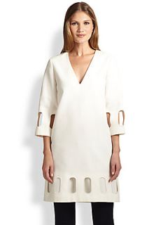 Raoul Elisa Cutout Tunic   Ivory