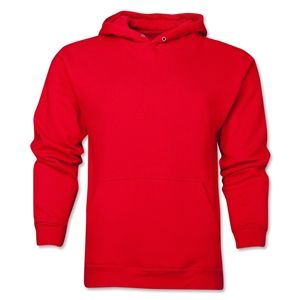 hidden Hooded Pullover Fleece (Red)