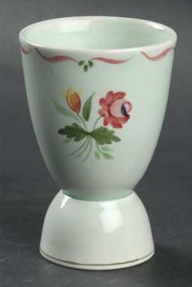 Adams China Allegro Double Egg Cup, Fine China Dinnerware   Floral Sprays, Red S