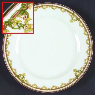 Haviland Schleiger 290 Dinner Plate, Fine China Dinnerware   H&Co,Green Chain,Re