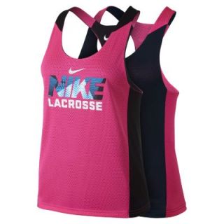 Nike Lacrosse Reversible II Womens Tank Top   Pink Foil