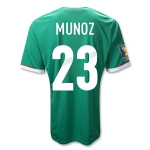 adidas Mexico 2013 MUNOZ Gold Cup Home Soccer Jersey