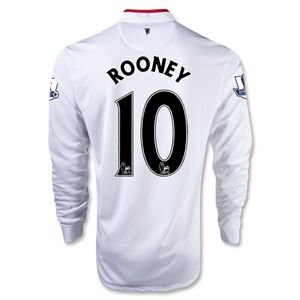 Nike Manchester United 12/13 ROONEY LS Away Soccer Jersey