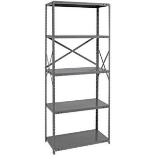 Quantum Heavy Duty 20 Gauge Industrial Steel Shelving   7 Shelves, 48 Inch W x