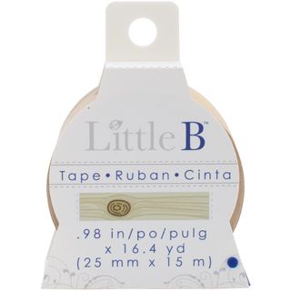 Little B Decorative Paper Tape 25mmx15m knotty Pine