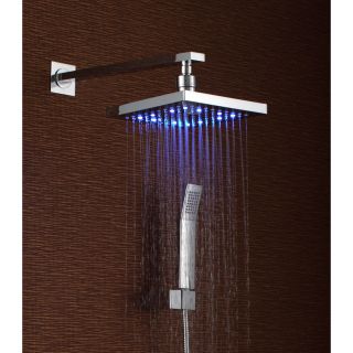 Sumerain Thermal Led Shower Faucet With Rainfall Sprayer