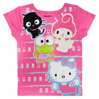 Hello Kitty & Friends Infant Toddler Girls Short Sleeve Tee   Pink 2T
