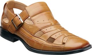 Mens Stacy Adams Mayfield 24788   Natural Synthetic Velcro Shoes