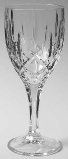 Gorham Lady Anne Signature Wine Glass   Clear,Vertical&Cross Cuts,Multiside Stem