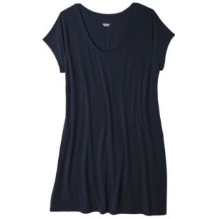 Mossimo Supply Co. Juniors Plus Size Short Sleeve Tee Shirt Dress   Navy 4