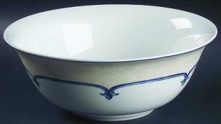 Lenox China Mediterra Collection 9 Round Serving Bowl, Fine China Dinnerware  