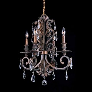 Crystorama Royal Chandelier   20W in. Florentine Bronze & Clear   6904 FB CL MWP