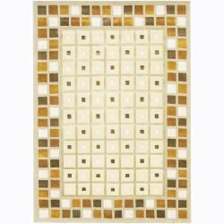 Hand knotted Mandara Ivory Rug (2 X 3)