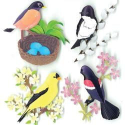 Jolees Boutique Spring Birds Stickers
