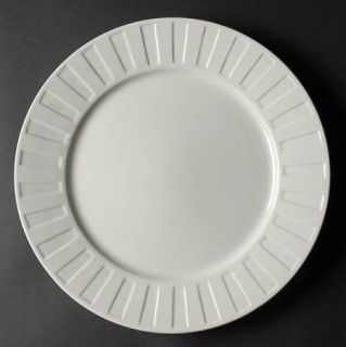 Oneida Sonata 12 Chop Plate/Round Platter, Fine China Dinnerware   All White, E