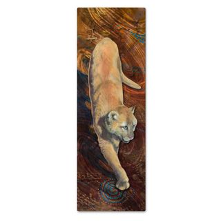 Nancy Jean Busse Puma Metal Wall Hanging (MediumSubject AnimalsImage dimensions 35 inches tall x 12 inches wide )