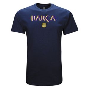 Euro 2012   FC Barcelona Barca T Shirt (Navy)