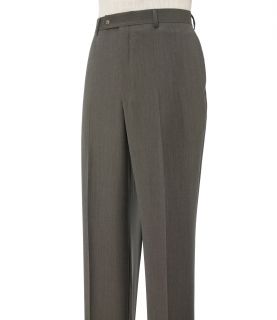 Executive Patterned Wool Plain Front Trousers JoS. A. Bank