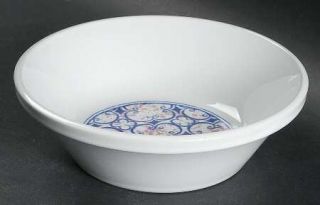 Noritake Image Coupe Cereal Bowl, Fine China Dinnerware   Primastone, Blue Scrol