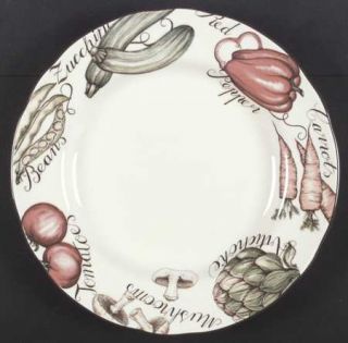 Franciscan Vegetable Medley Dinner Plate, Fine China Dinnerware   Vegetables W/