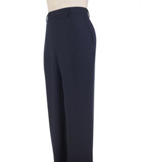 Signature Wool Pattern Plain Front Trousers Extended Sizes JoS. A. Bank