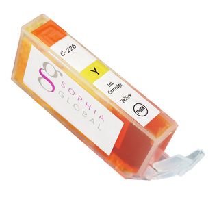 Sophia Global Compatible Ink Cartridge Replacement For Canon Cli 226 (remanufactured) (YellowPrint yield Meets Printer Manufacturers Specifications for Page YieldModel 1ea CLI 226 YPack of 1 (Yellow)This high quality item has been factory refurbished. 