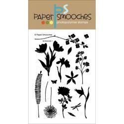 Paper Smooches 4 X6 Clear Stamps  Botanicals 1