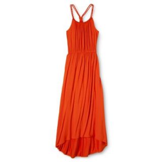 Merona Petites Sleeveless Braided Maxi Dress   Orange XXLP