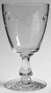 Seneca Baroque (Stem #2812, Cut #1216) Water Goblet   Stem #2812, Cut 1216