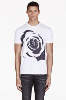 Markus Lupfer White Rose Print T_shirt