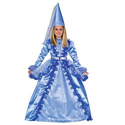 Dress Up America Girls Blue Fairy Costume