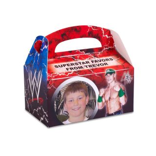WWE Personalized Empty Favor Boxes