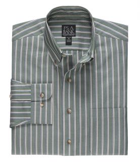 Long Sleeve Traveler Stripe Buttondown Sportshirt JoS. A. Bank