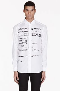 Diesel Black Gold White Insect_embroidered Semply Shirt