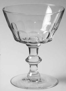 Seneca Martha Washington Champagne/Tall Sherbet   Stem #128, Cut #1274