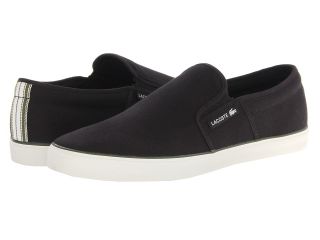 Lacoste Gazon Mens Slip on Shoes (Black)