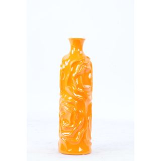 Ceramic Vase Orange 16h