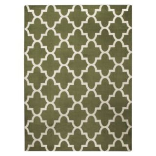 Maples Fretwork Area Rug   Green (4x55)