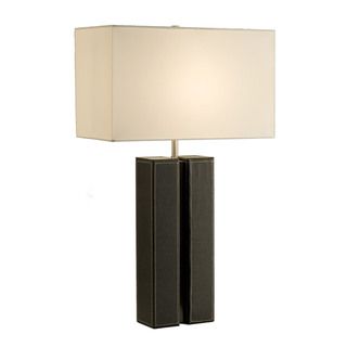 Page Single light Brushed Nickel Table Lamp