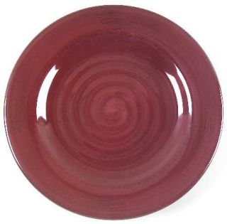 Gibson Designs Sangria Shades Claret (Red) Salad/Dessert Plate, Fine China Dinne